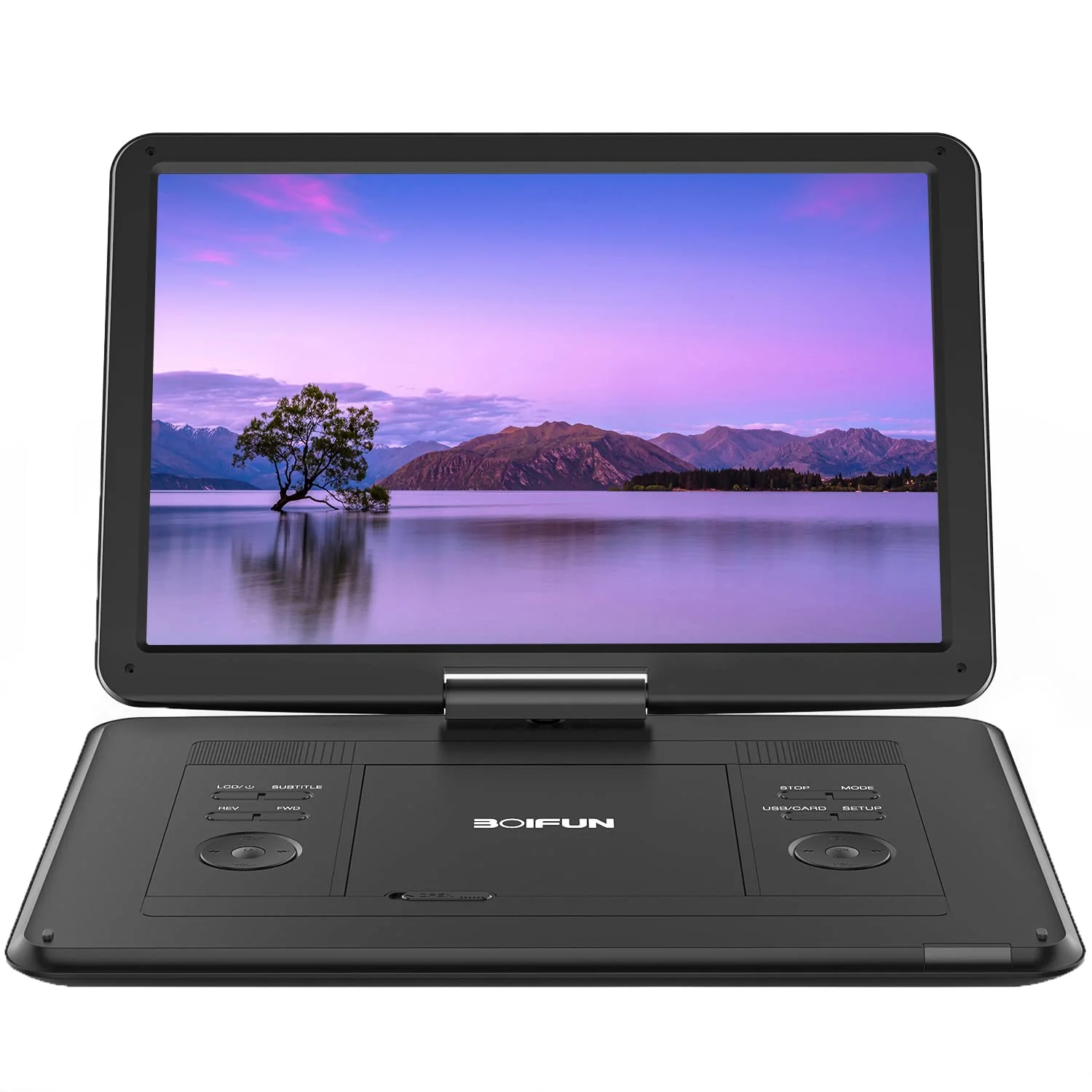 BOIFUN 17.5" Portable DVD Player with 15.6" HD Screen