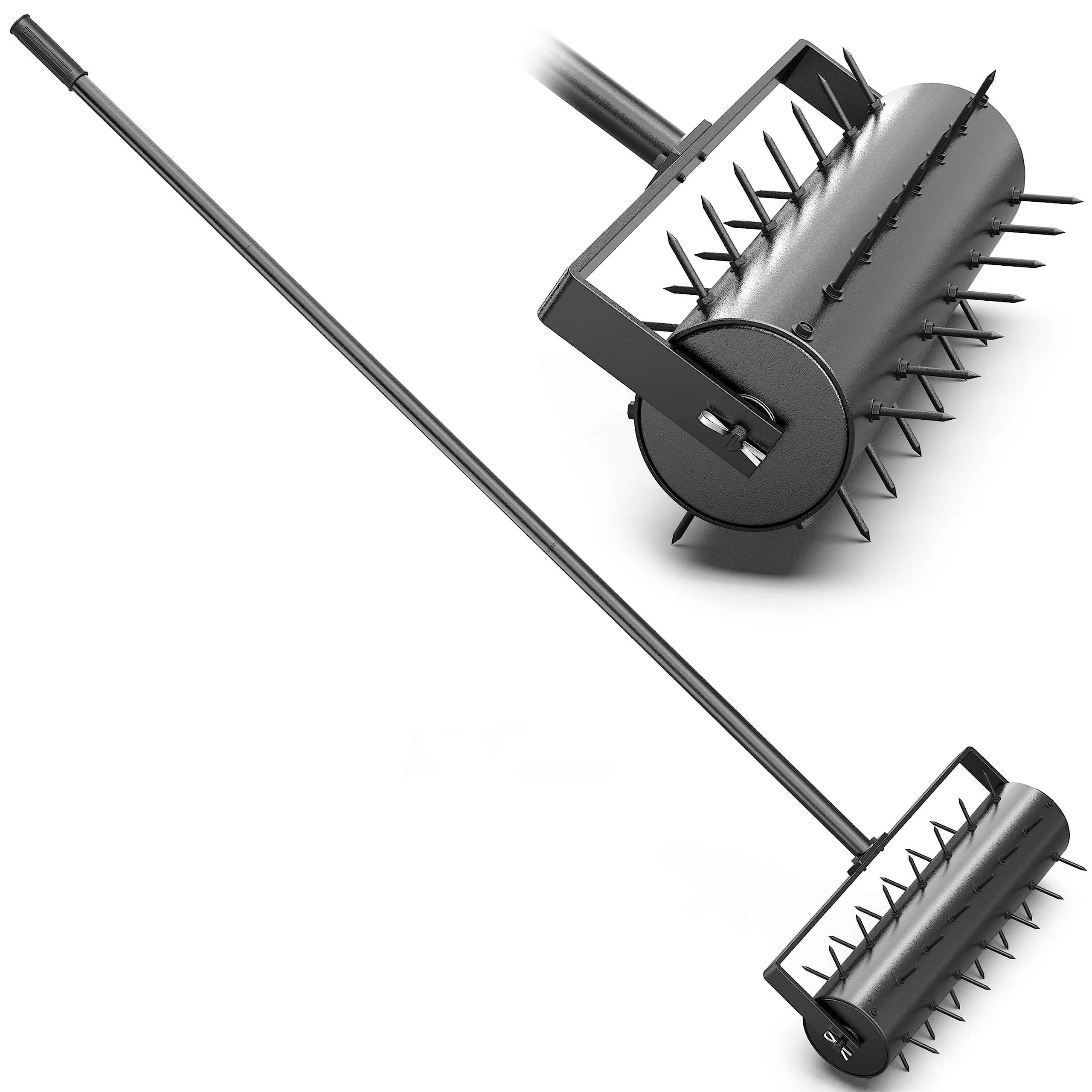 evtmag 17 Inch Heavy Duty Rolling Lawn Aerator Tool
