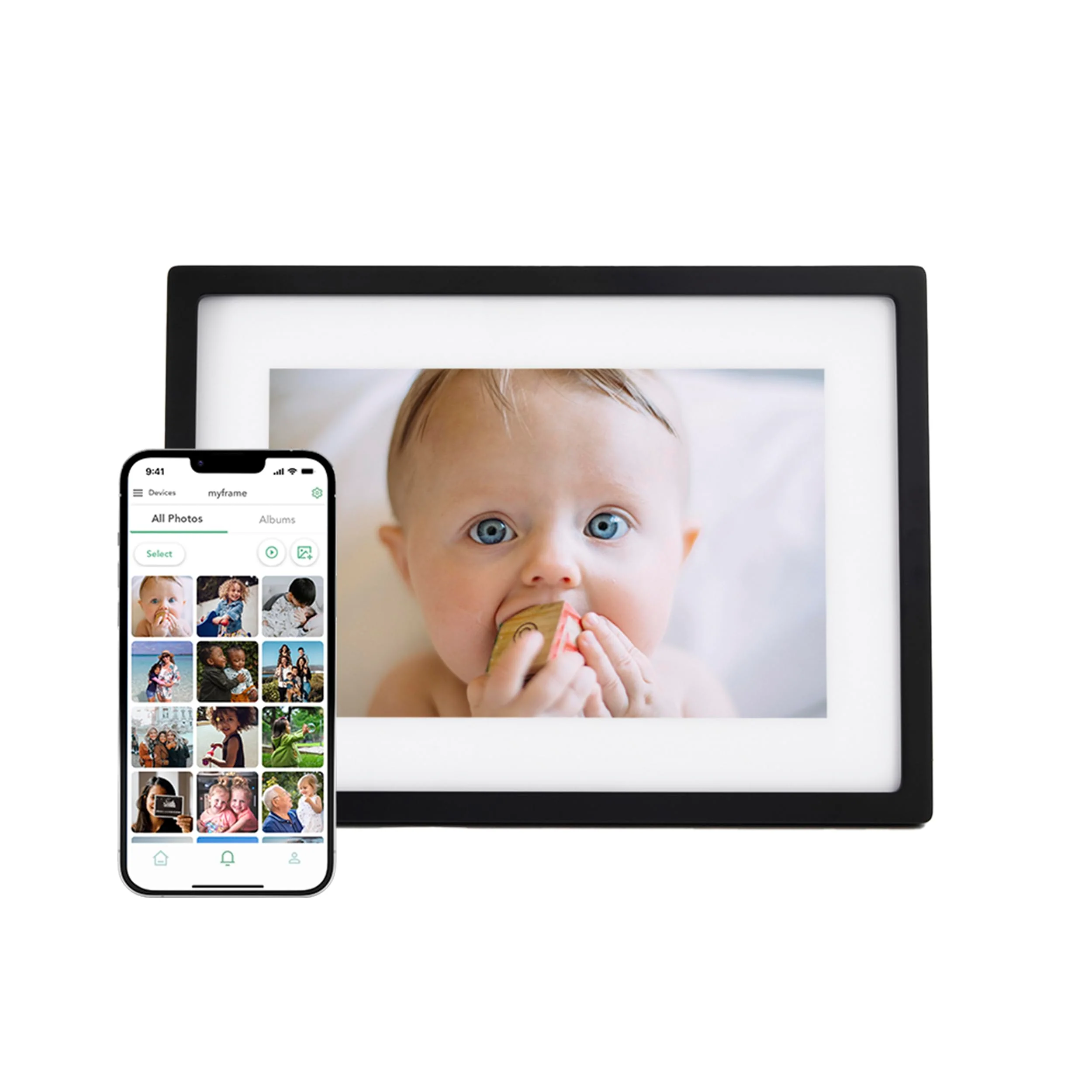 Skylight 10 Inch Black Digital Picture Frame