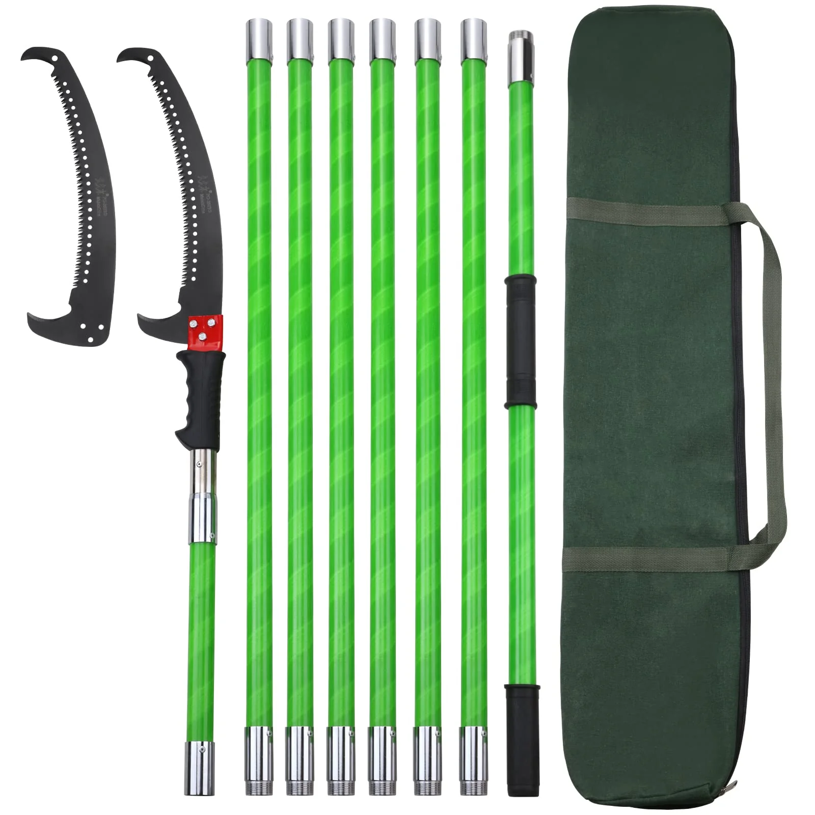 Likeem 26 Feet Tree Pole Pruner Manual Branches Trimmer