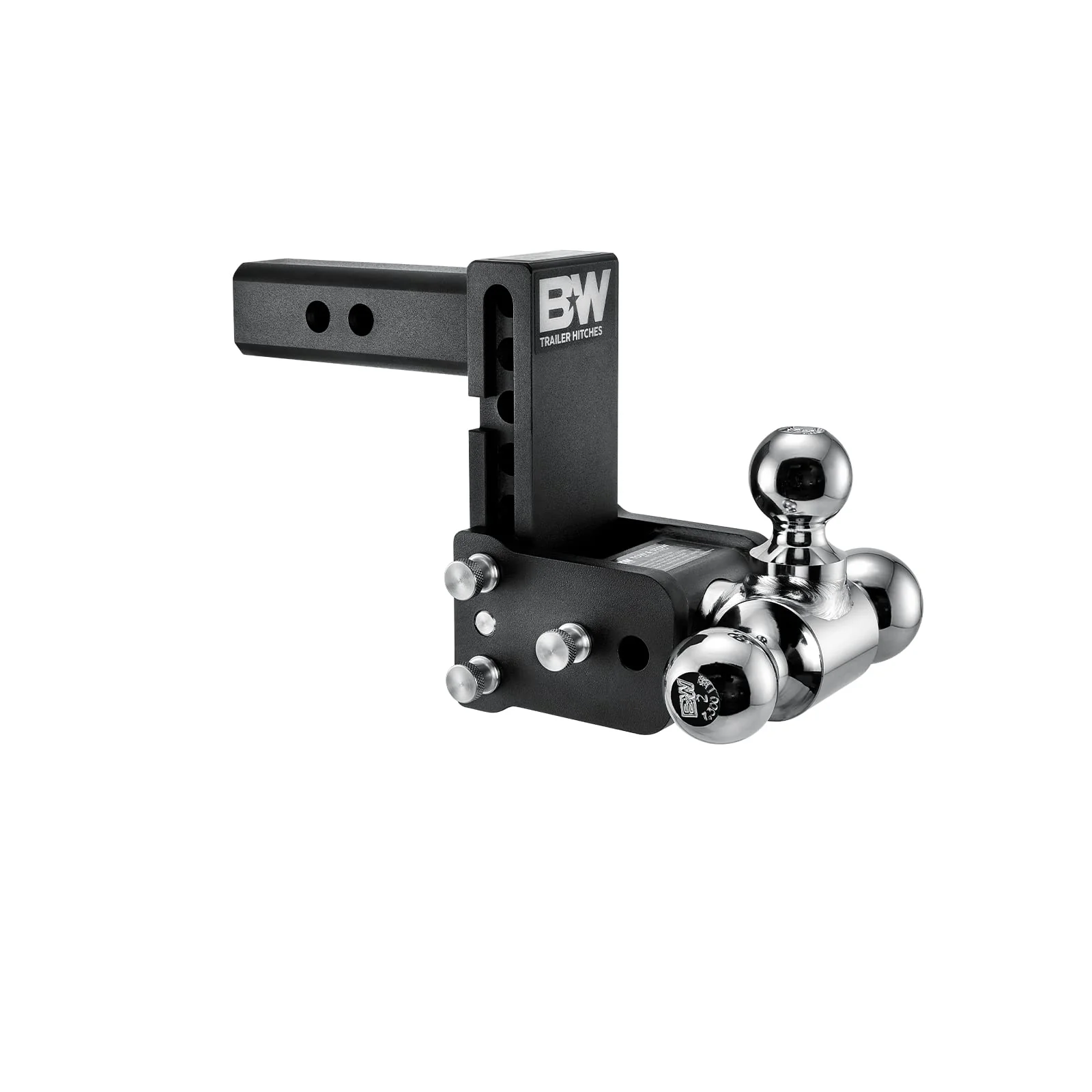 B&W Trailer Hitches Tow & Stow Adjustable Trailer Hitch Ball Mount