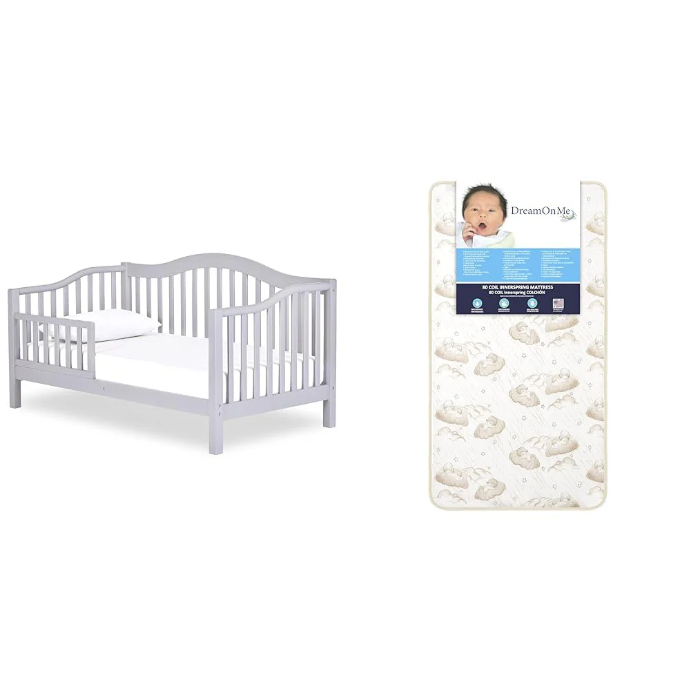 Dream On Me 2-in-1 Breathable Twilight 5" Spring Coil Crib and Toddler Bed Mattress