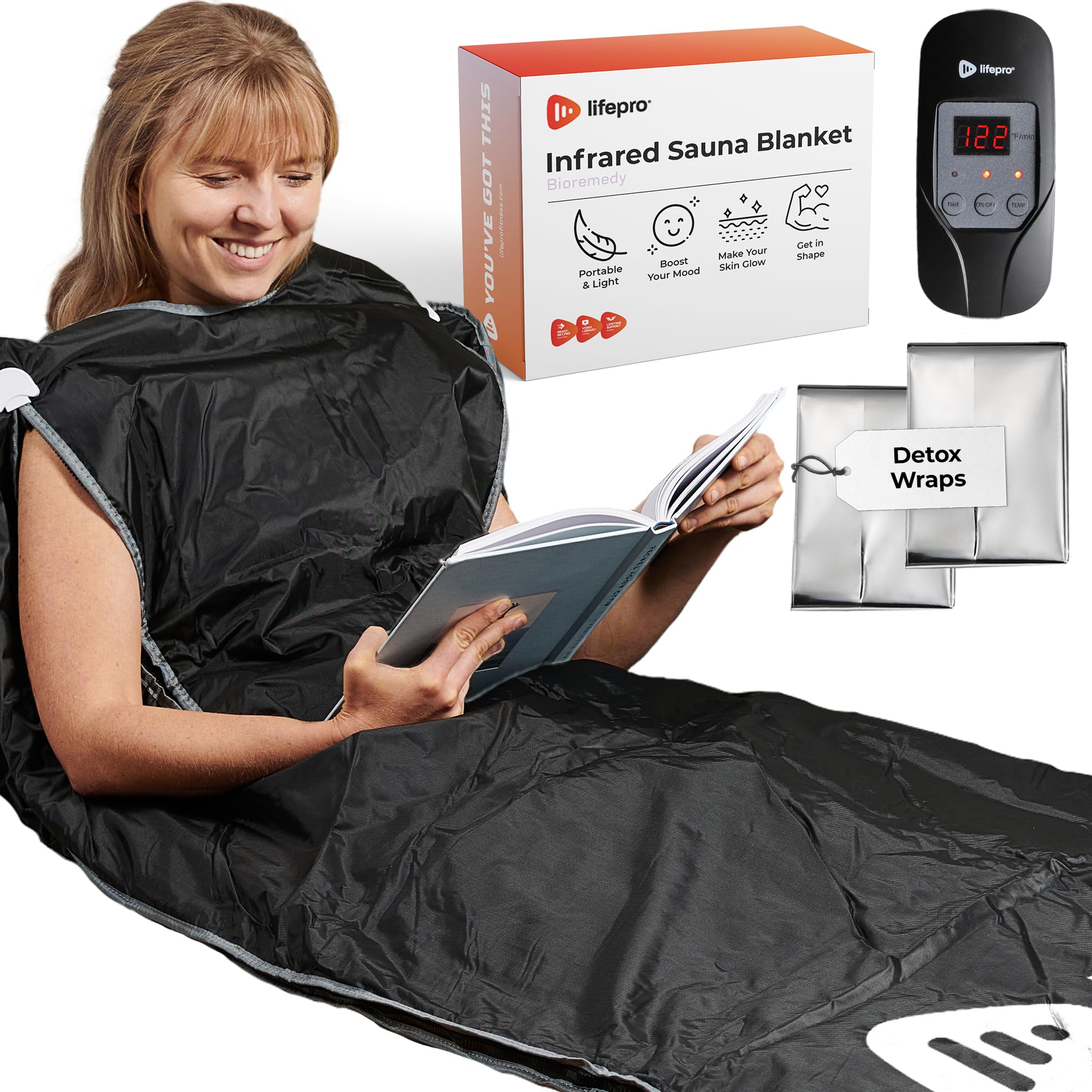 LifePro Sauna Blanket for Detoxification, Home Detox Calm Your Body
