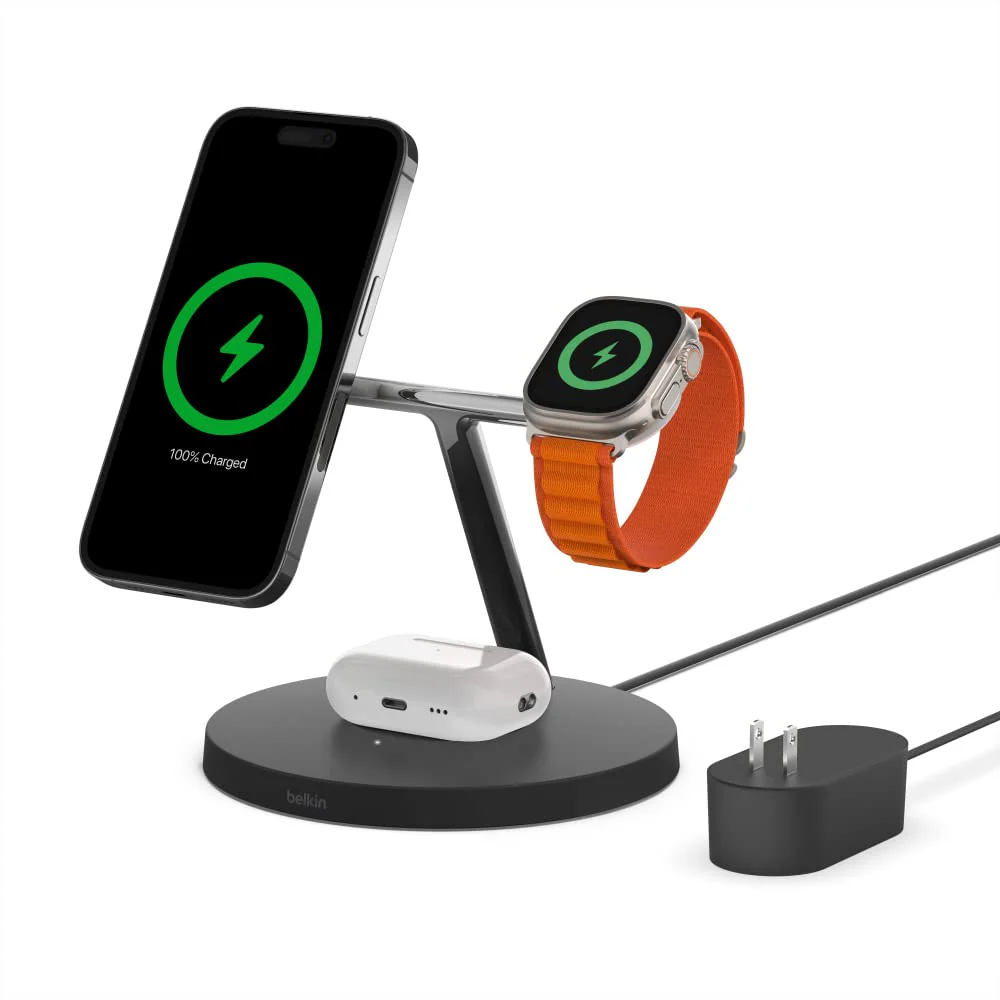 Belkin MagSafe 3-in-1 Wireless Charging Stand