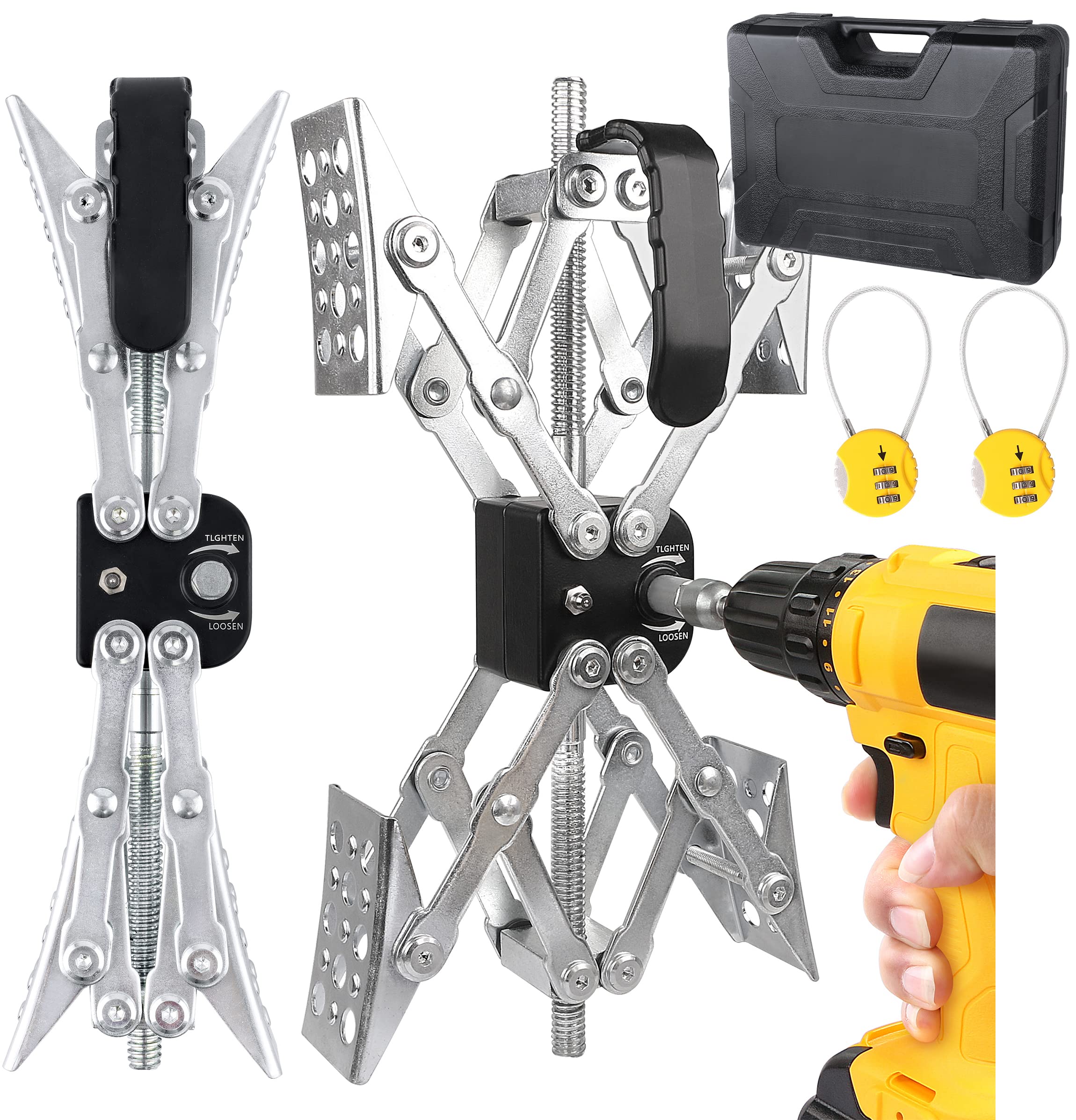 Maxchock 2 Pack X-Shaped RV Stabilizer Wheel Chock