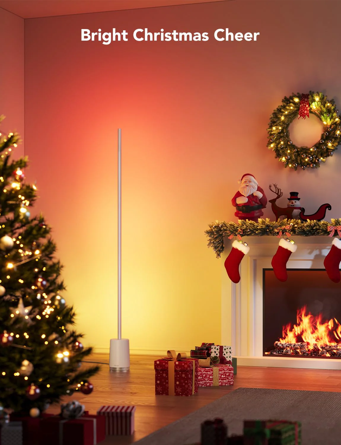 Govee Floor Lamp, RGBIC Lyra Color Changing Corner Lamp