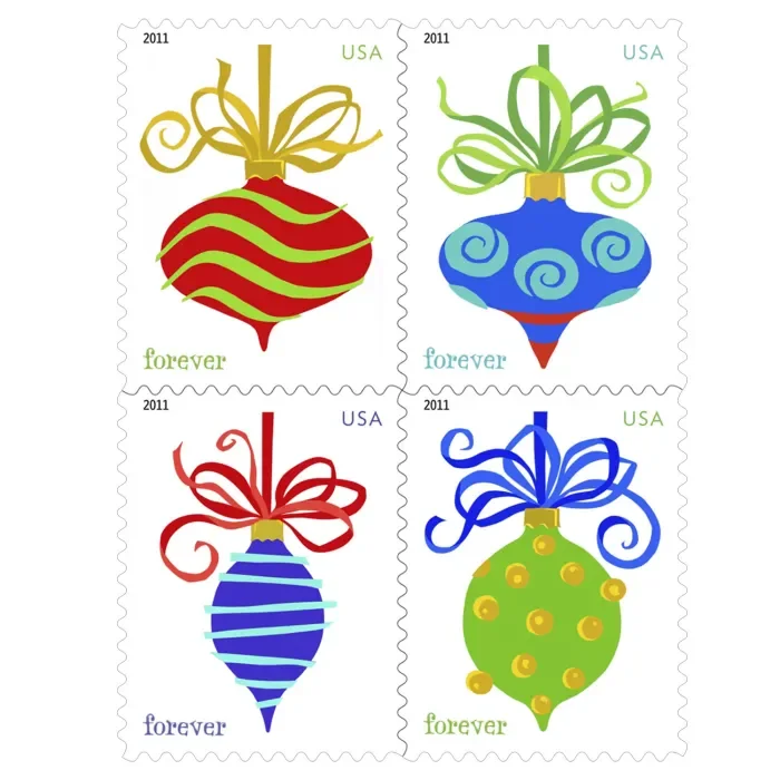 Holiday Baubles 2011 - 5 Sheets / 100 Pcs