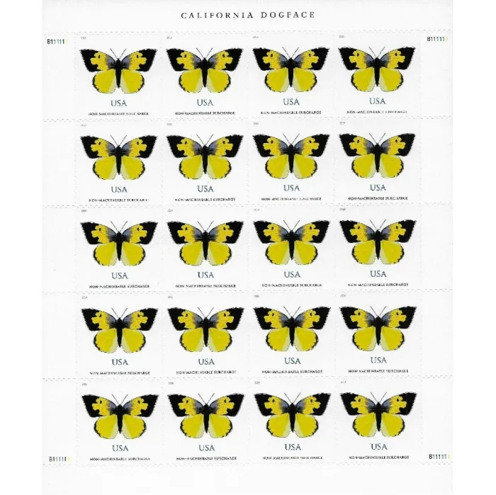 California Dogface 2019 - 5 Sheets / 100 Pcs