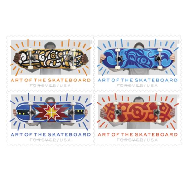 Art of the Skateboard 2023 - 5 Sheets / 100 Pcs
