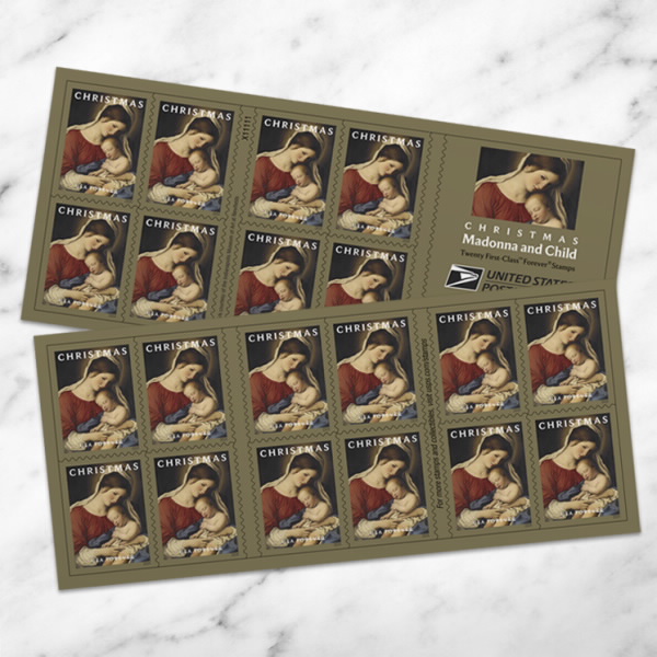 Christmas Madonna and Child 2024 - 5 Sheets / 100 Pcs
