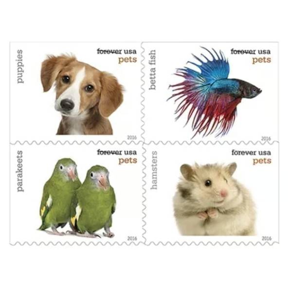 Pets 2016 - 5 Sheets / 100 Pcs