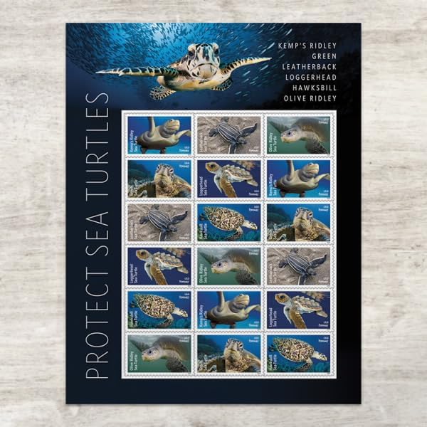 Protect Sea Turtles 2024 - 5 Sheets / 90 Pcs