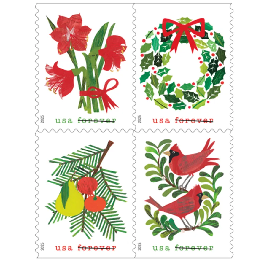 Holiday Cheer 2025 - 5 Sheets / 100 Pcs