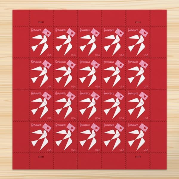 Love 2024 - 5 Sheets / 100 Pcs