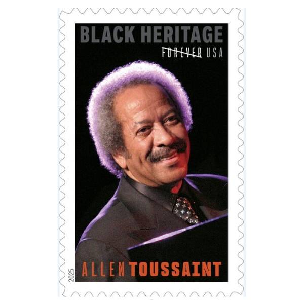 Allen Toussaint 2025 - 5 Sheets / 100 Pcs