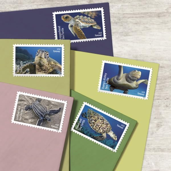 Protect Sea Turtles 2024 - 5 Sheets / 90 Pcs