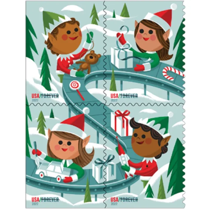 Holiday Elves 2022 - 5 Booklets / 100 Pcs
