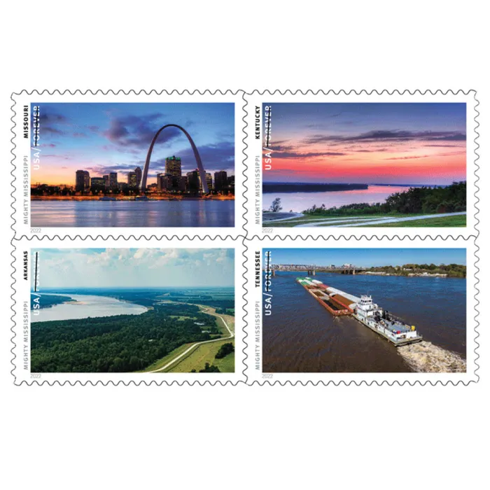 Mighty Mississippi 2022 - 5 Sheets / 50 Pcs