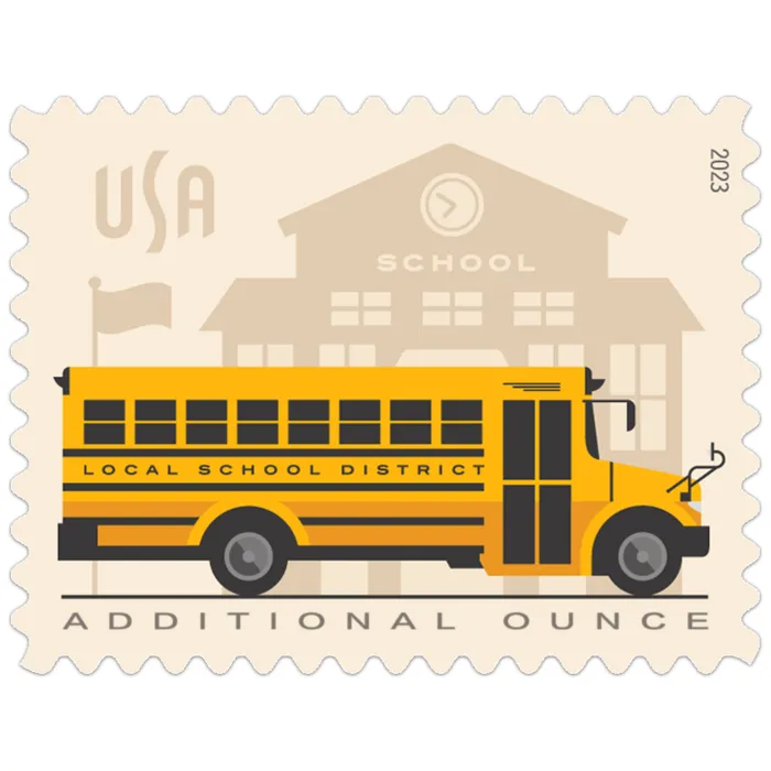 School Bus 2023 - 1 Roll/100 pcs