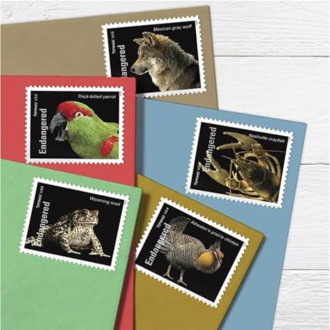 Endangered Species 2023 - 5 Sheets / 100 Pcs