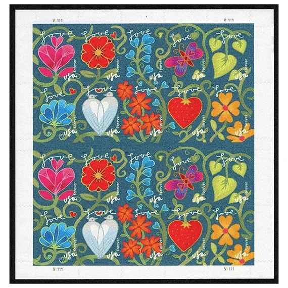 Garden of Love 2011 - 5 Sheets / 100 Pcs