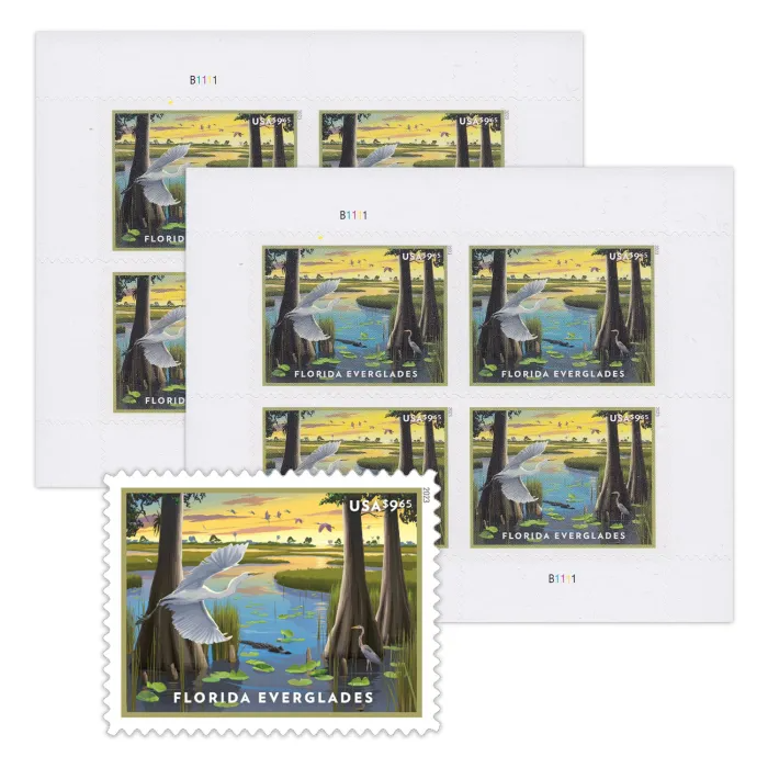 $9.65 Florida Everglades 2023 - 5 Sheets/20 pcs