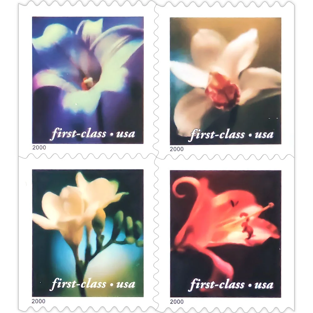 Four Flowers 2000 - 5 Sheets / 100 Pcs