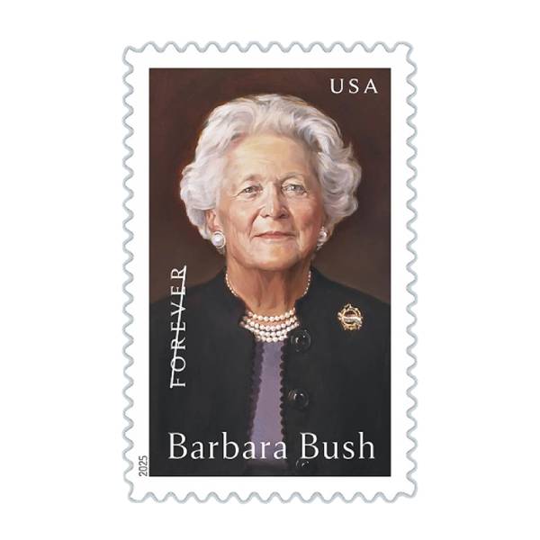 Barbara Bush 2025 - 5 Sheets / 100 Pcs