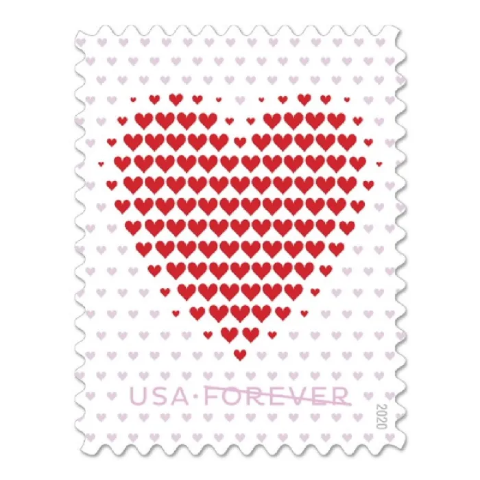 Made of Hearts 2020 - 5 Sheets / 100 Pcs