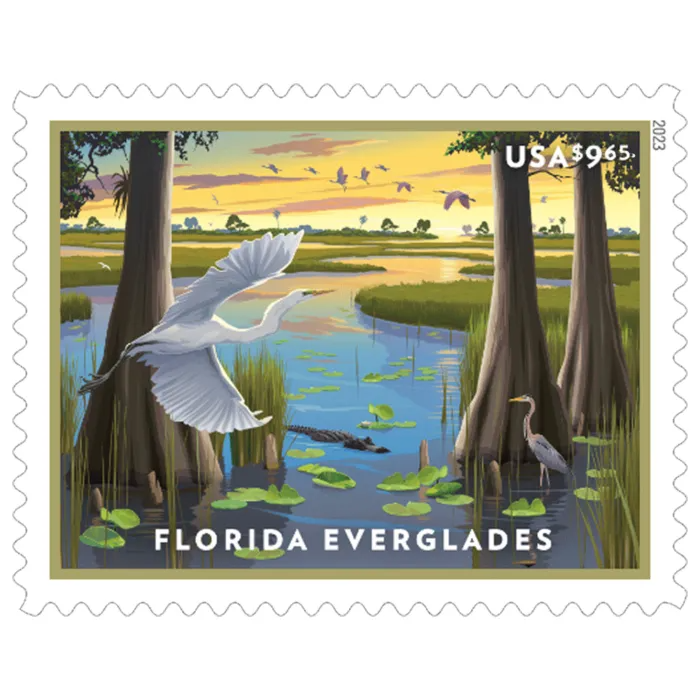 $9.65 Florida Everglades 2023 - 5 Sheets/20 pcs
