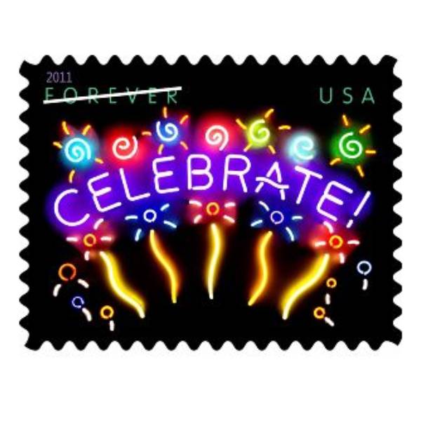 Celebrate! 2011 - 5 Sheets / 100 Pcs