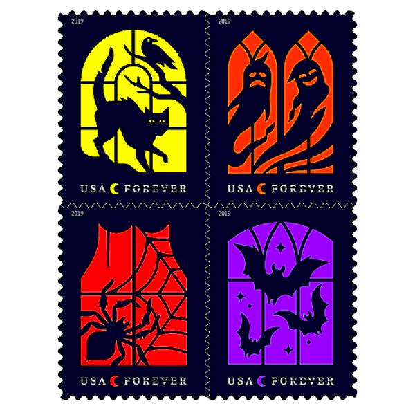 Spooky Silhouettes 2019 - 5 Sheets / 100 Pcs