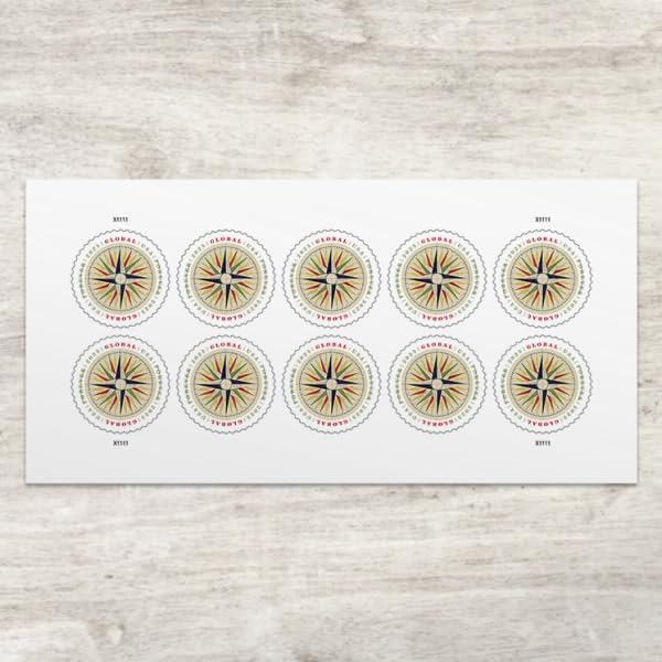 Global 1794 Compass Rose 2025 - 5 Sheets / 50 Pcs