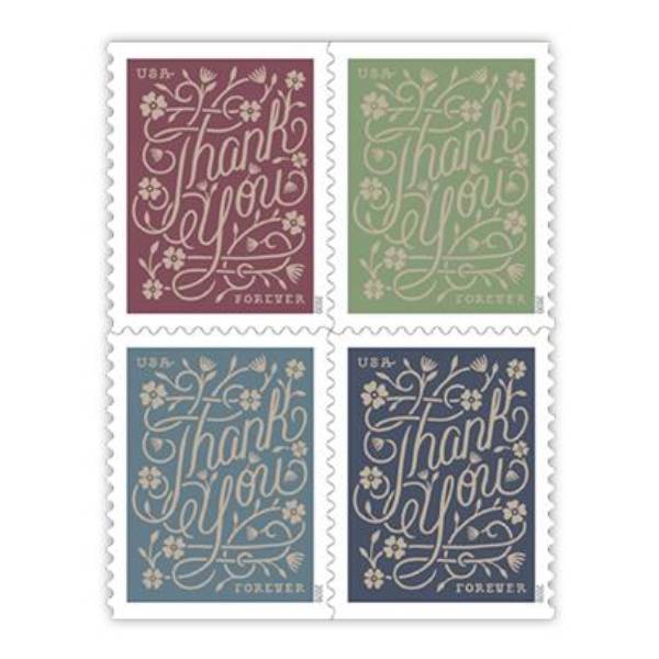 Thank You 2020 - 5 Sheets / 100 Pcs