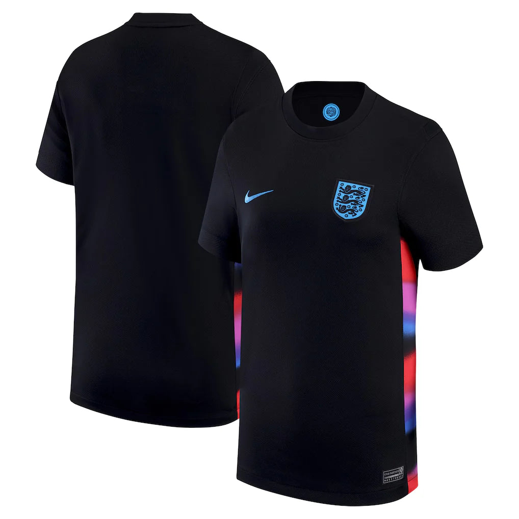 England Women's National Team Nike Women's 2025/26 Away Replica Jersey - Black