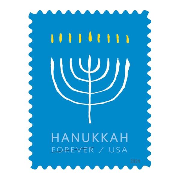 Hanukkah 2024 - 5 Sheets / 100 Pcs