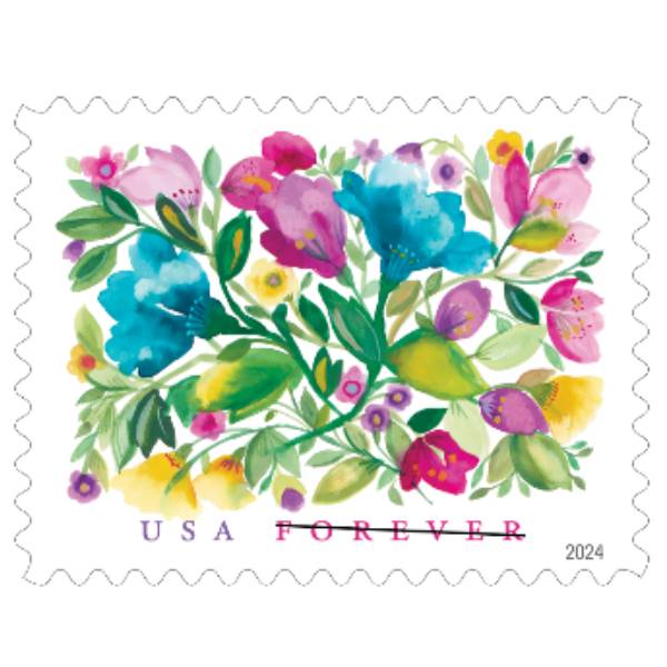 Celebration Blooms 2024 - 5 Sheets / 100 Pcs