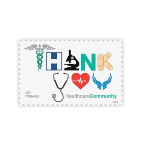 Thank You, Healthcare Community 2024 - 5 Sheets / 100 Pcs