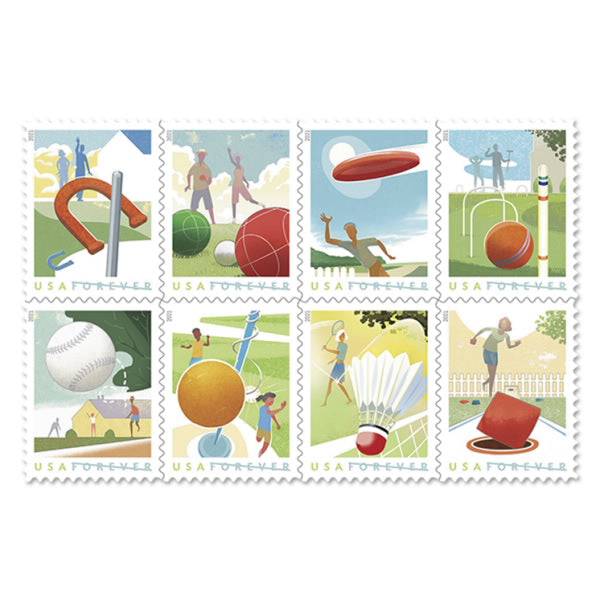 Backyard Games 2021 - 5 Sheets / 80 Pcs