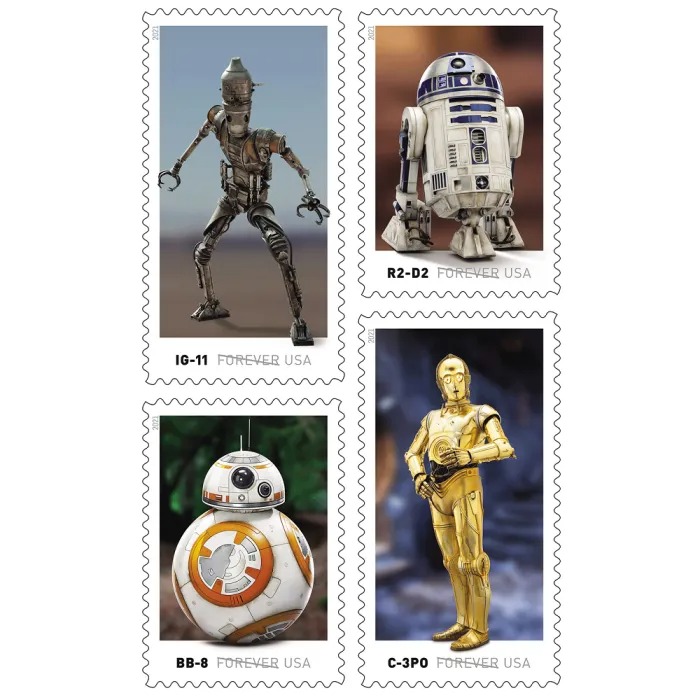 Star Was Droids 2021 - 5 Sheets / 100 Pcs