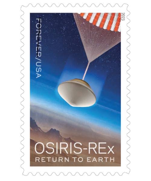 OSIRIS-REx 2023 - 5 Sheets / 100 Pcs