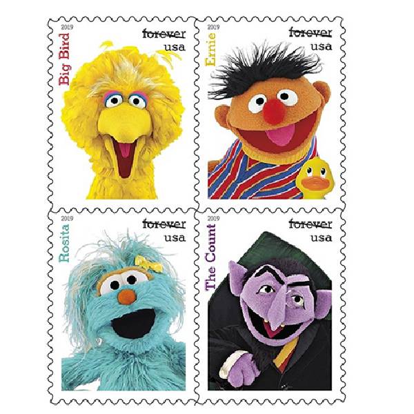 Sesame Street 2019 - 5 Sheets / 80 Pcs