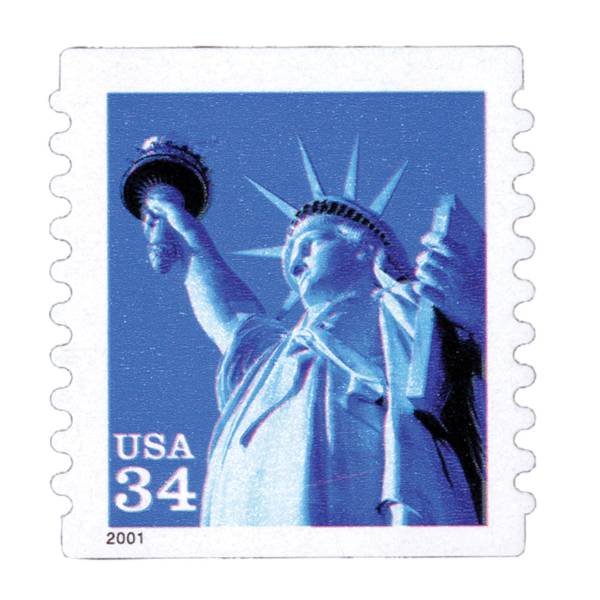 Statue of Liberty 2001 34c - 5 Sheets / 100 Pcs