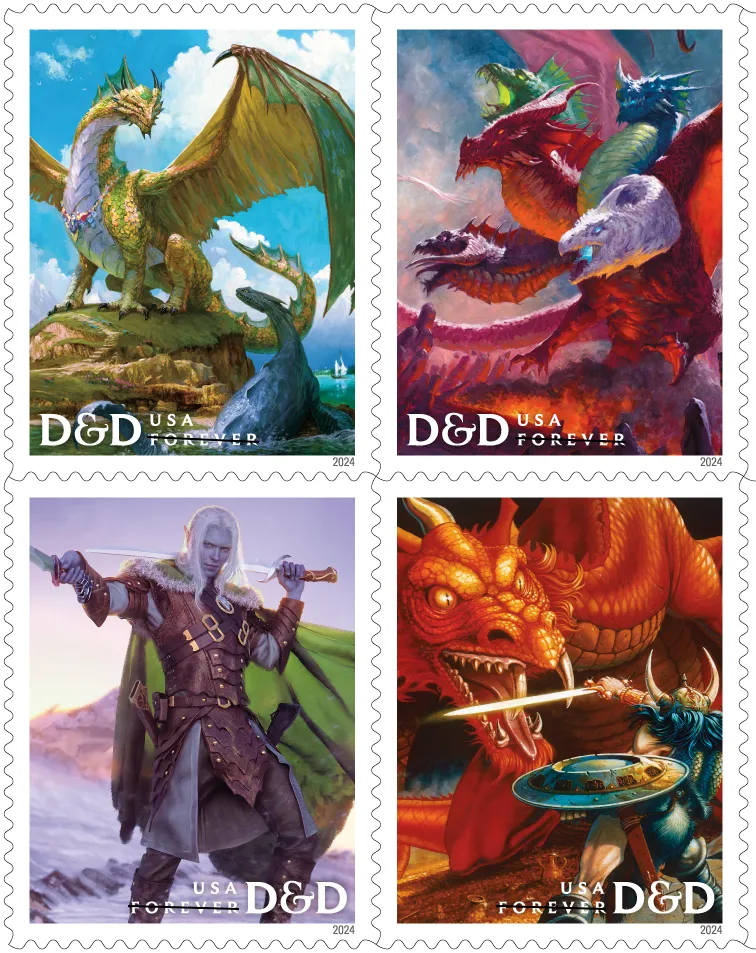 Dungeons and Dragons 2024 - 5 Sheets / 100 Pcs