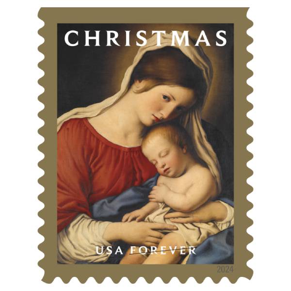 Christmas Madonna and Child 2024 - 5 Sheets / 100 Pcs