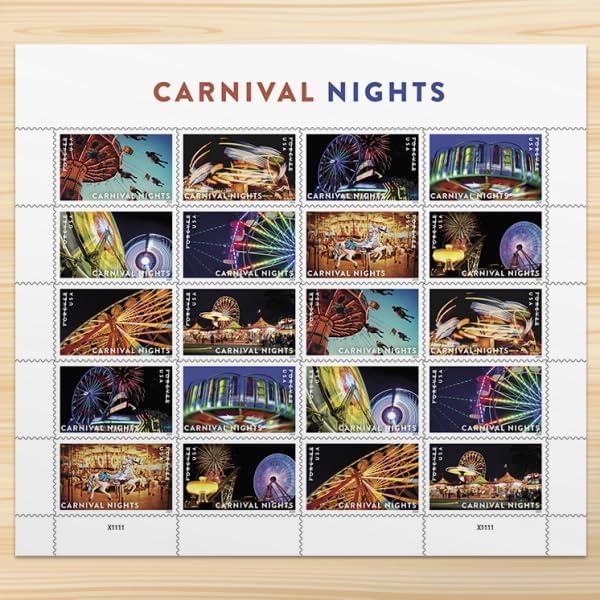 Carnival Nights 2024- 5 Sheets / 100 Pcs