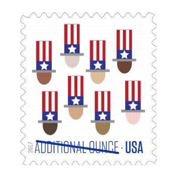 Uncle Sam's Hat 2017 - 5 Sheets / 100 Pcs
