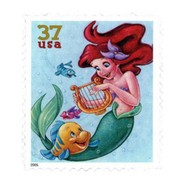 The Art of Disney: A Celebration 2005 37c - 5 Sheets / 100 Pcs