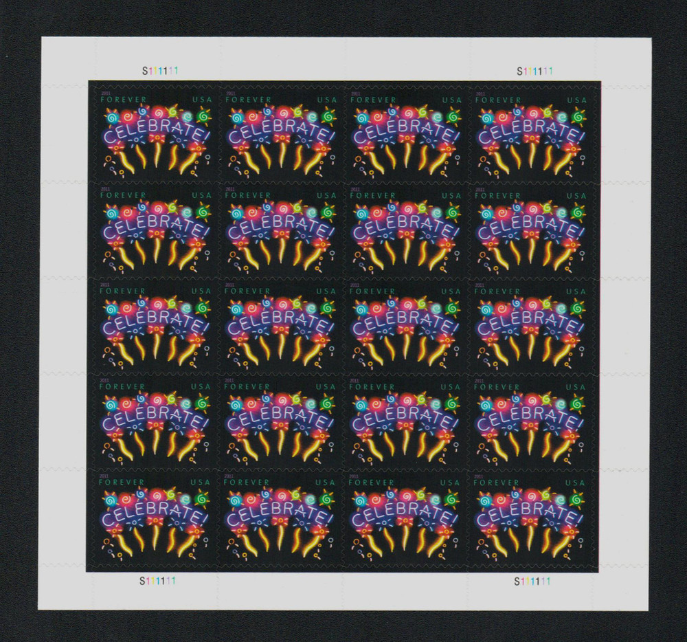 Celebrate! 2011 - 5 Sheets / 100 Pcs