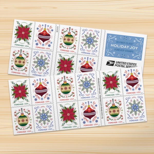 Holiday Joy 2024 - 5 Sheets / 100 Pcs